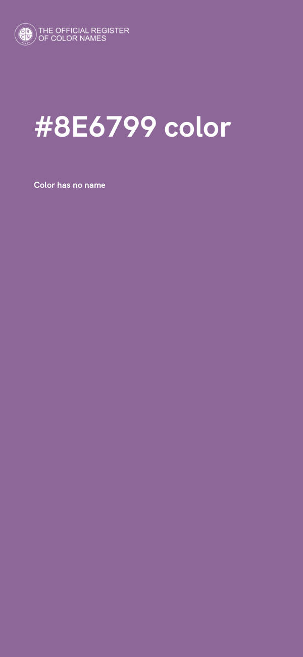 #8E6799 color image