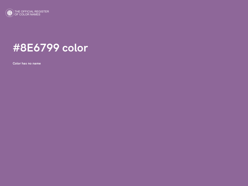 #8E6799 color image
