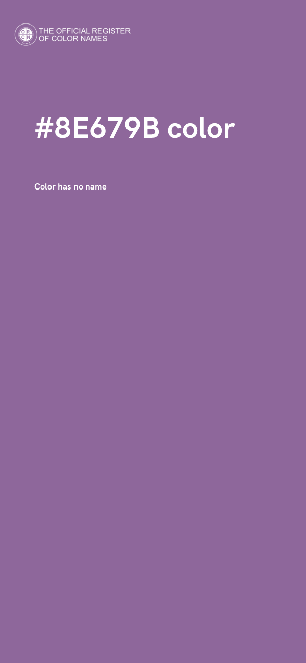 #8E679B color image