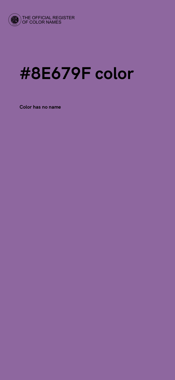 #8E679F color image