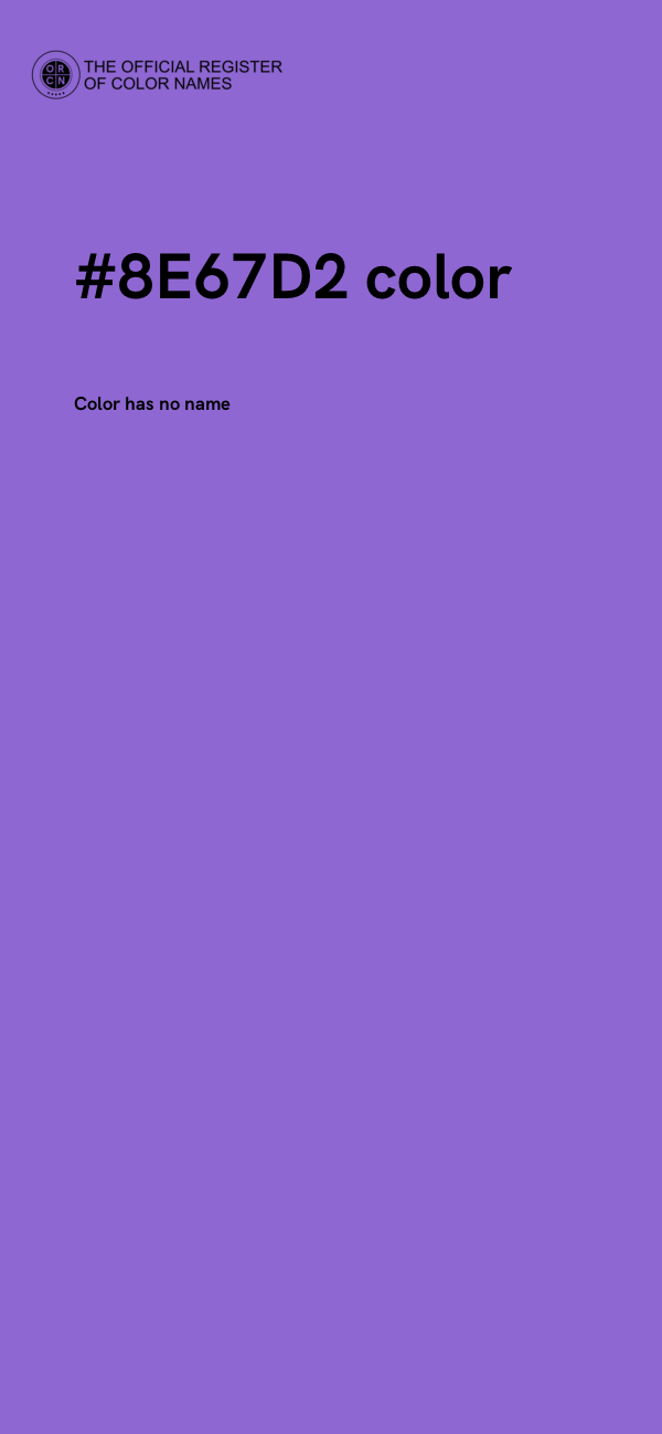 #8E67D2 color image