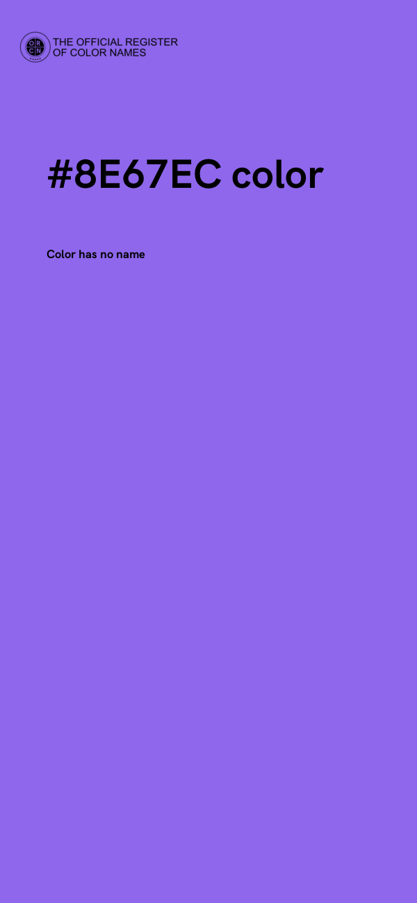 #8E67EC color image