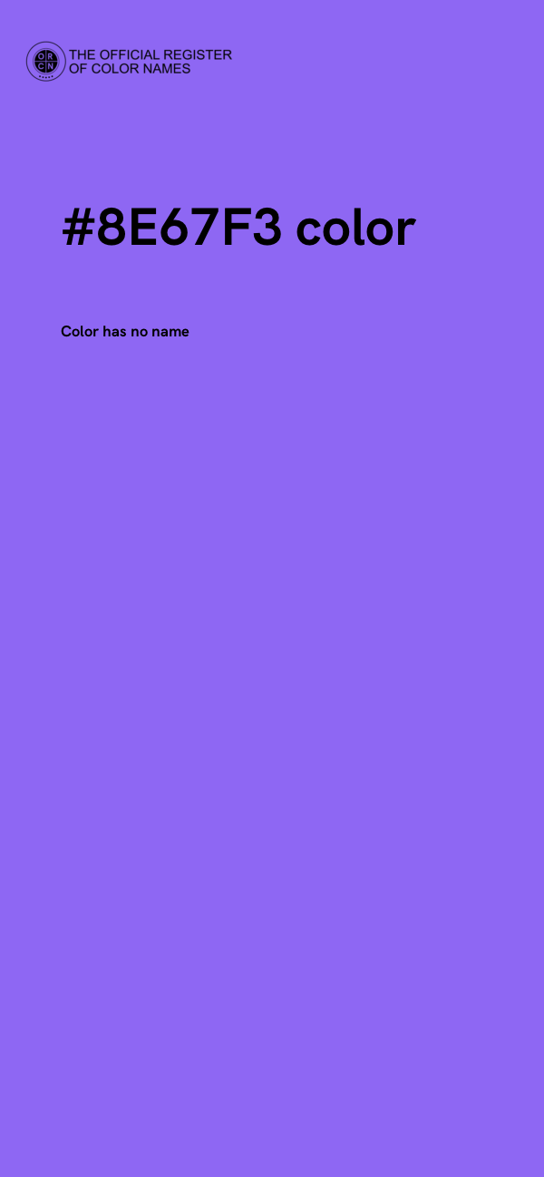 #8E67F3 color image