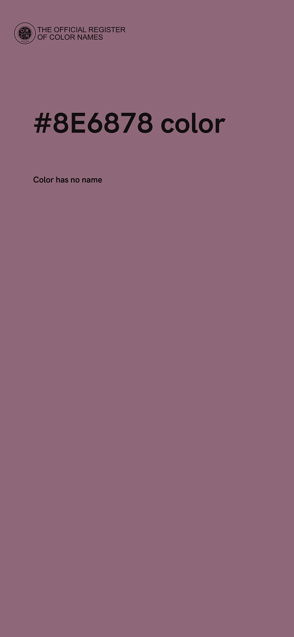 #8E6878 color image
