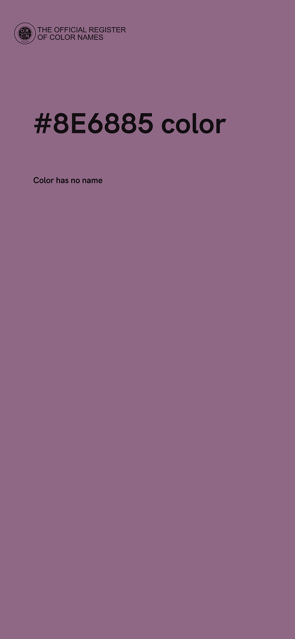 #8E6885 color image