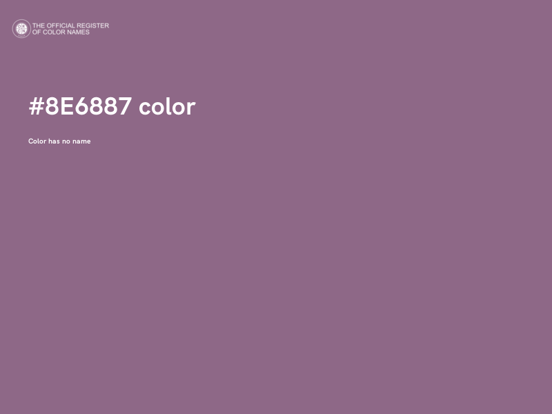 #8E6887 color image