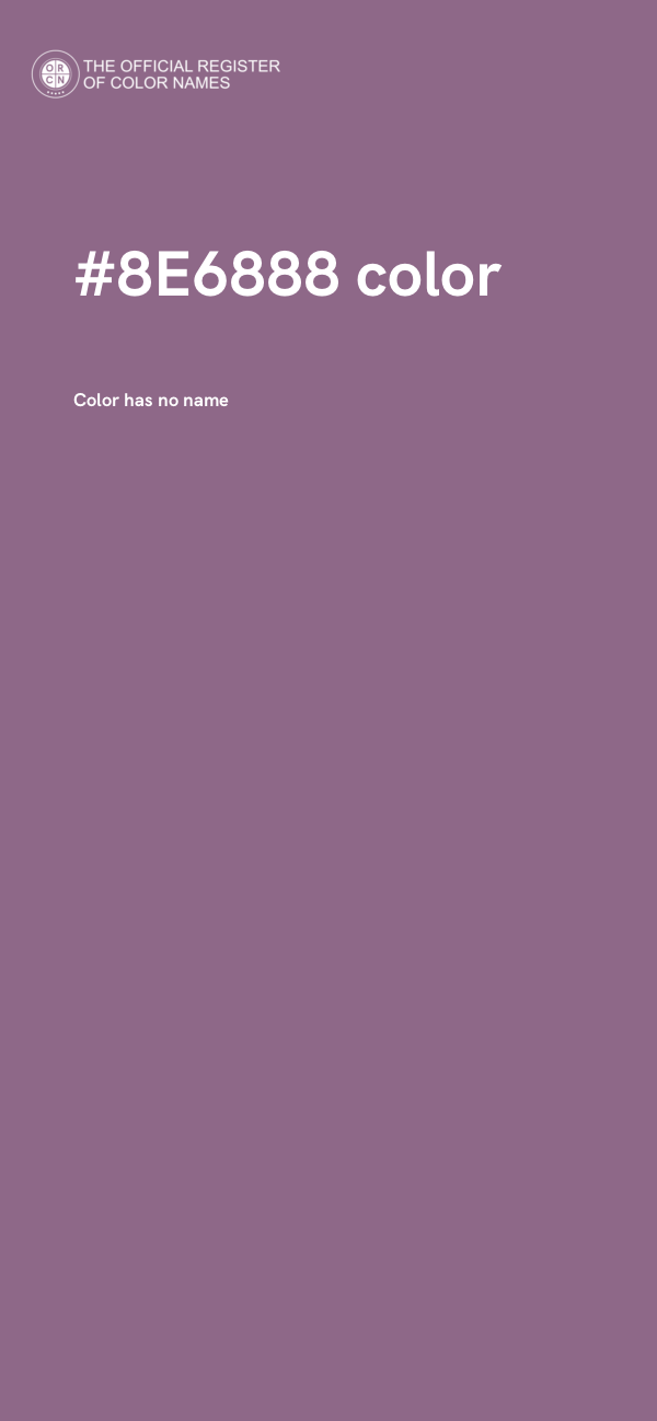 #8E6888 color image