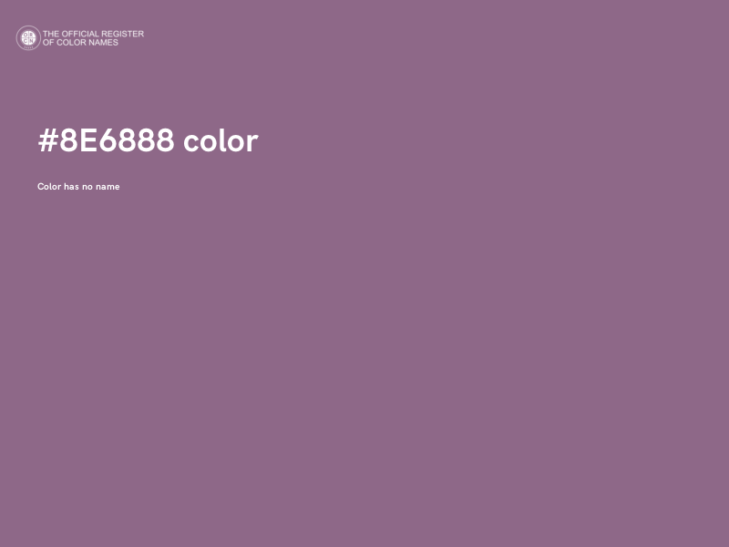 #8E6888 color image