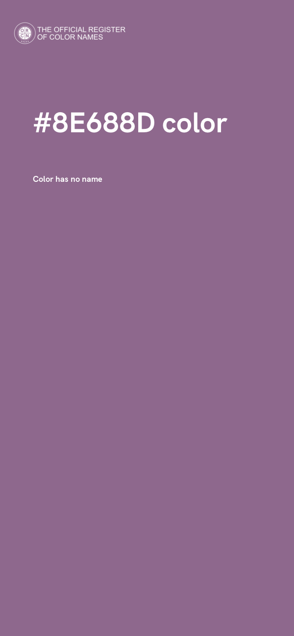 #8E688D color image