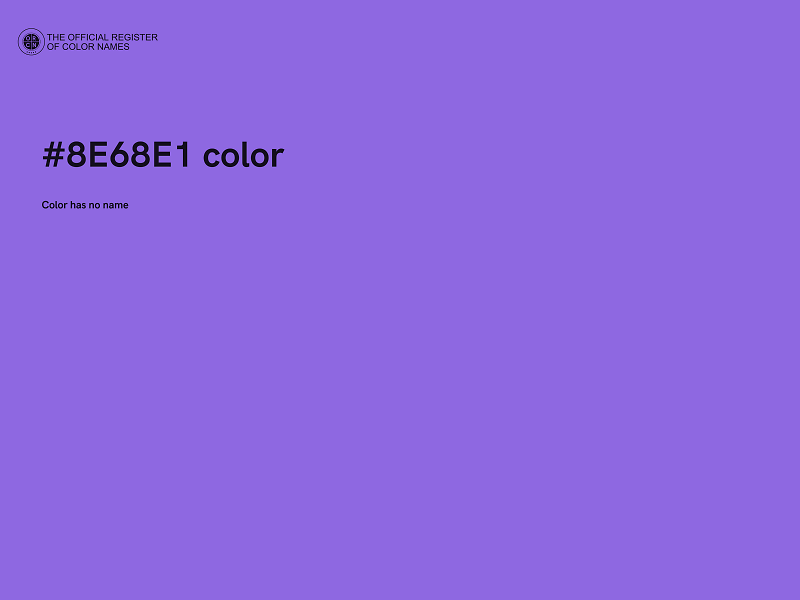 #8E68E1 color image