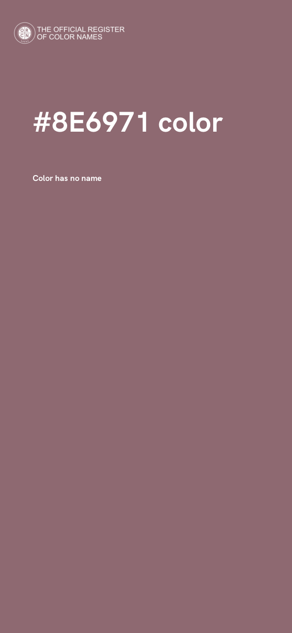 #8E6971 color image