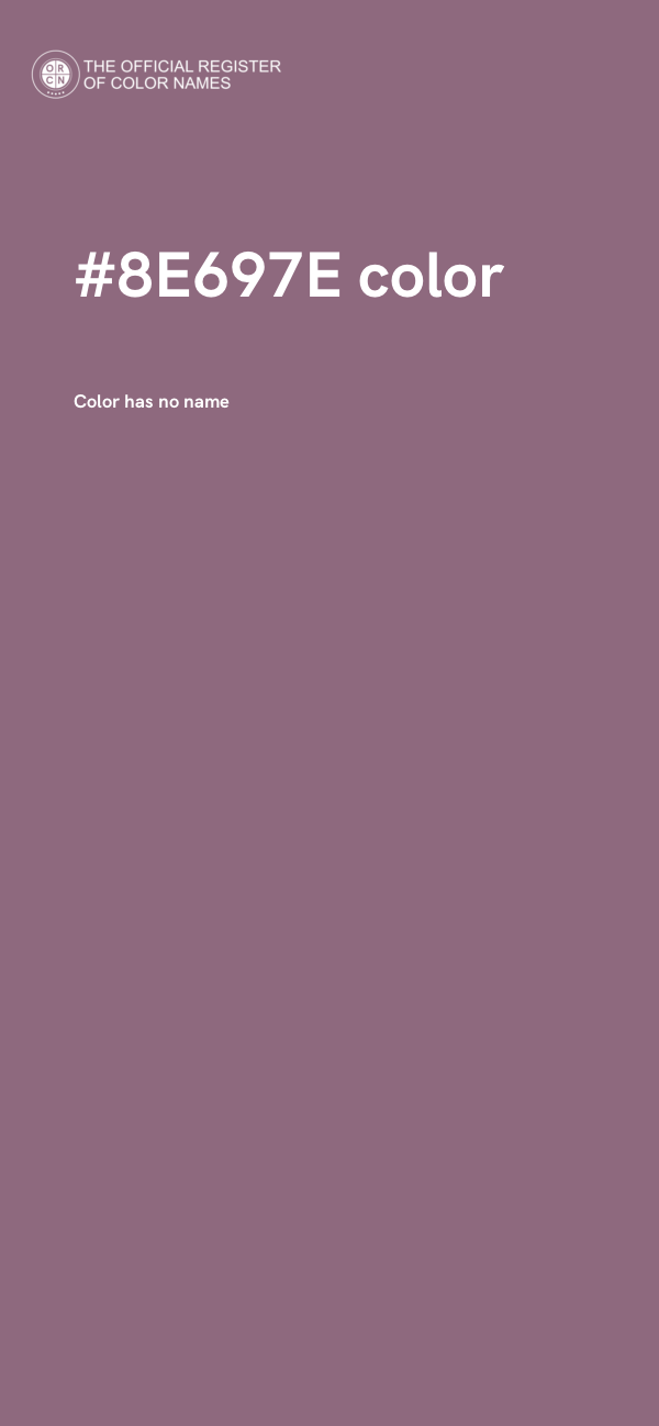 #8E697E color image