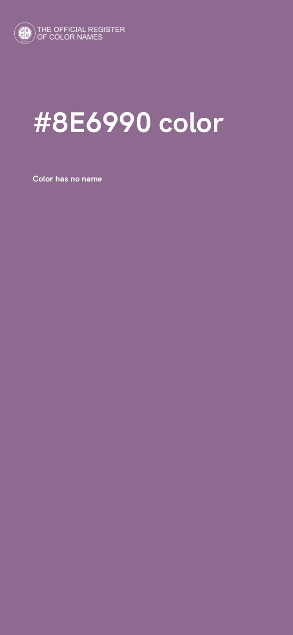 #8E6990 color image