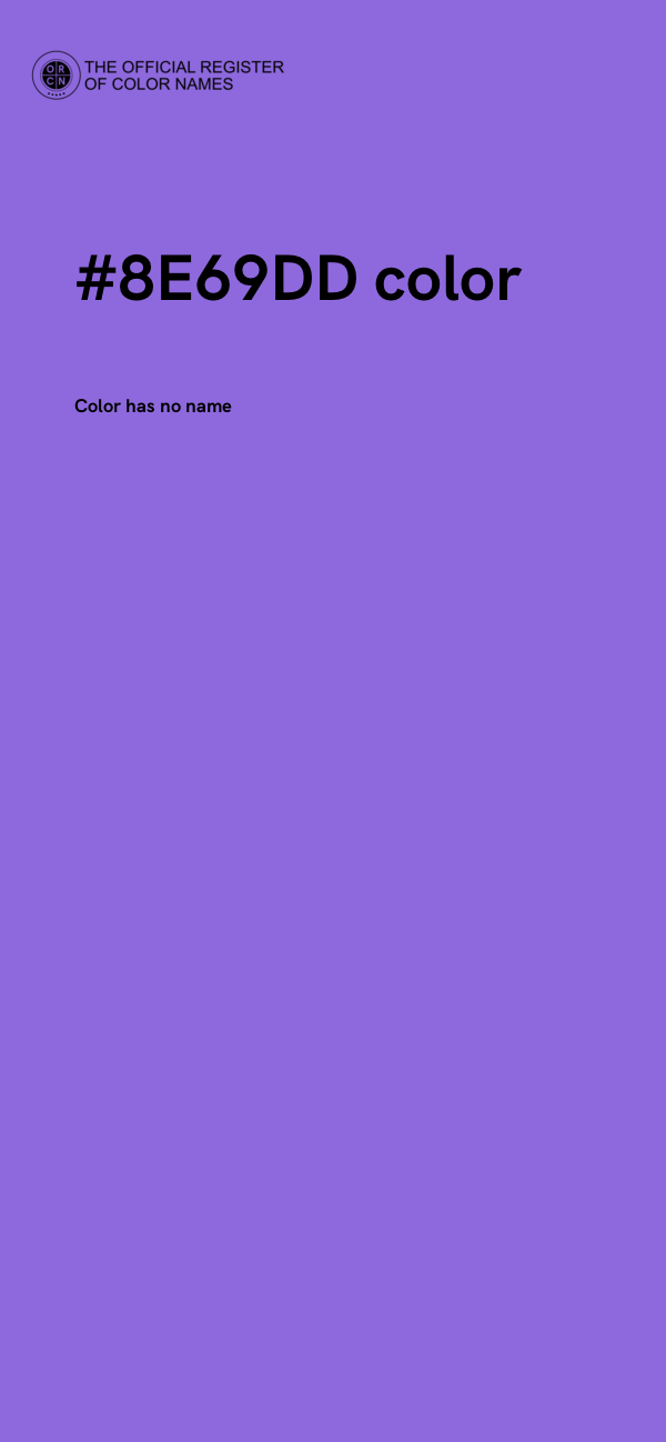 #8E69DD color image