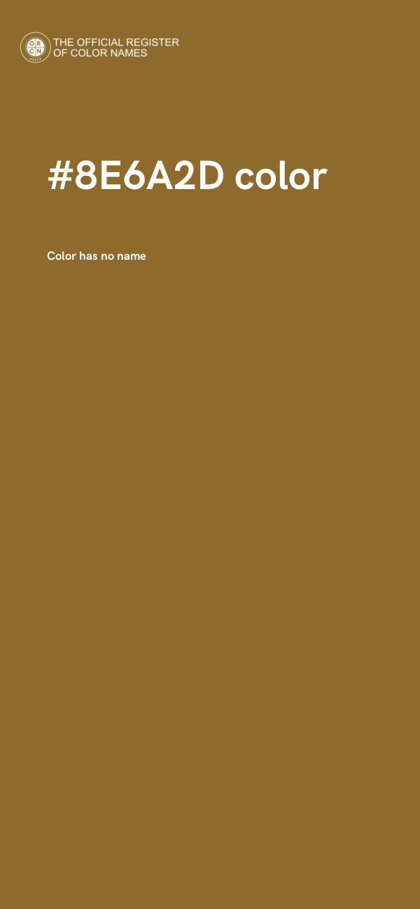 #8E6A2D color image
