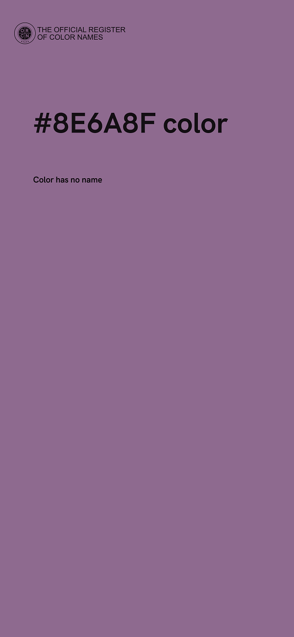 #8E6A8F color image