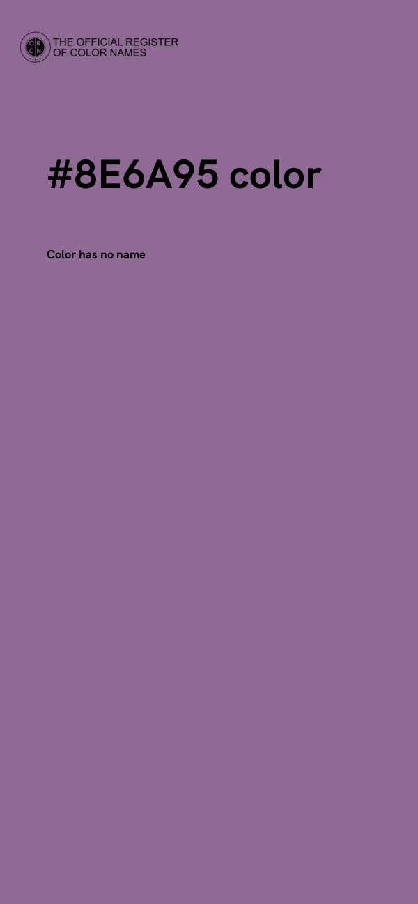 #8E6A95 color image