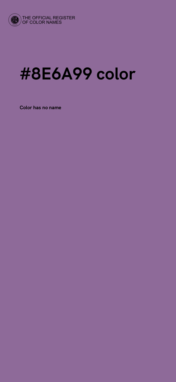 #8E6A99 color image