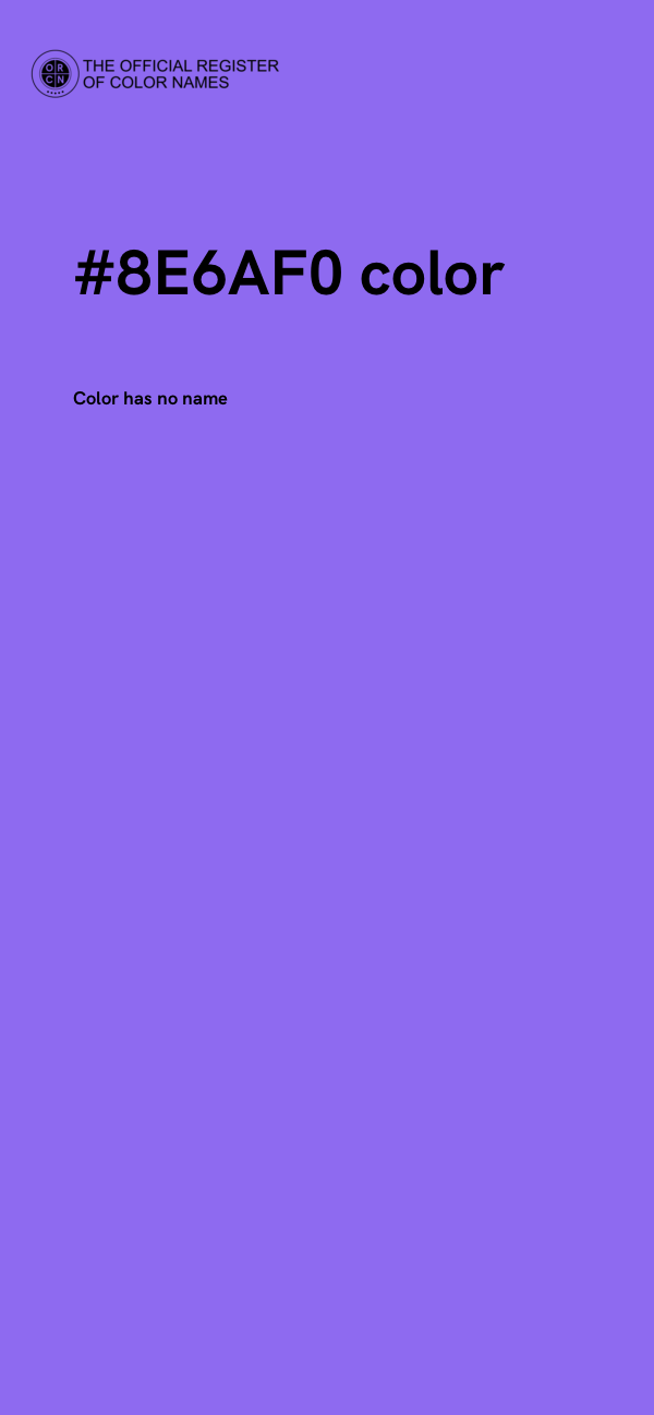 #8E6AF0 color image