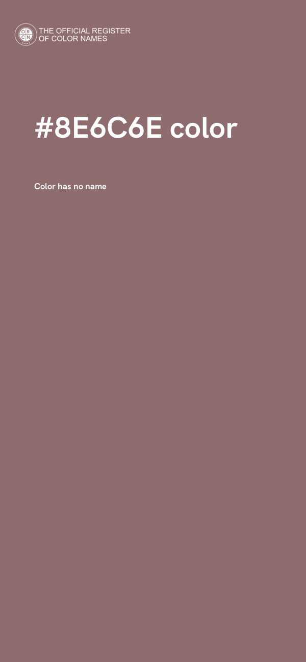 #8E6C6E color image