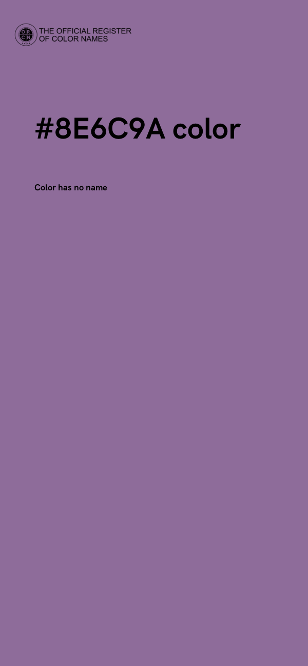 #8E6C9A color image