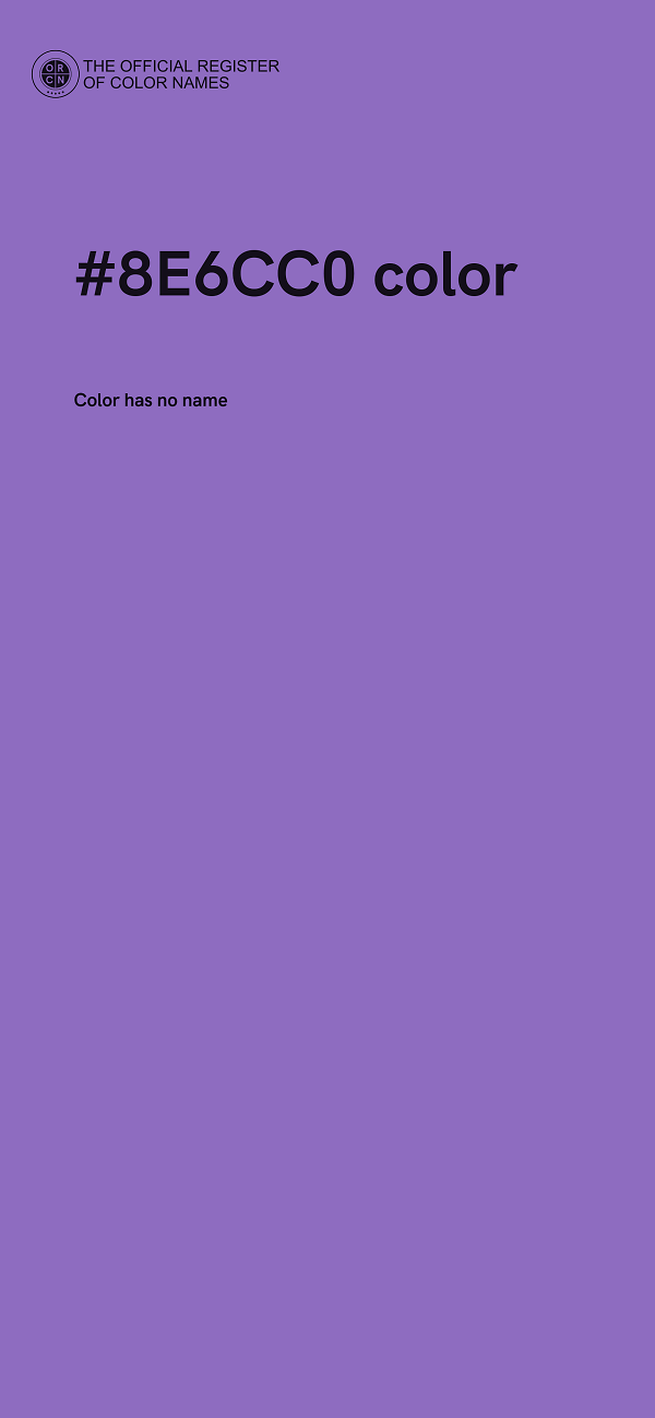 #8E6CC0 color image