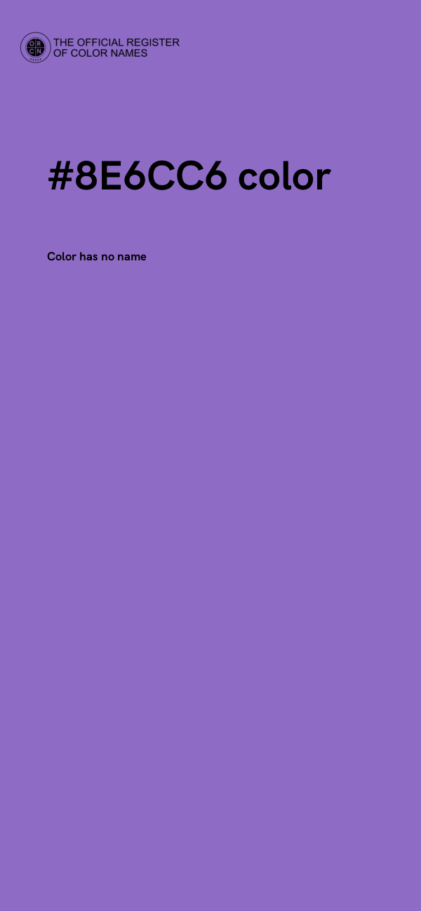 #8E6CC6 color image