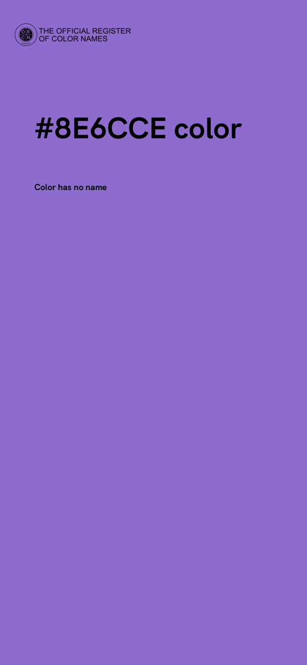 #8E6CCE color image