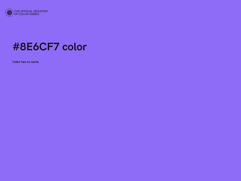 #8E6CF7 color image