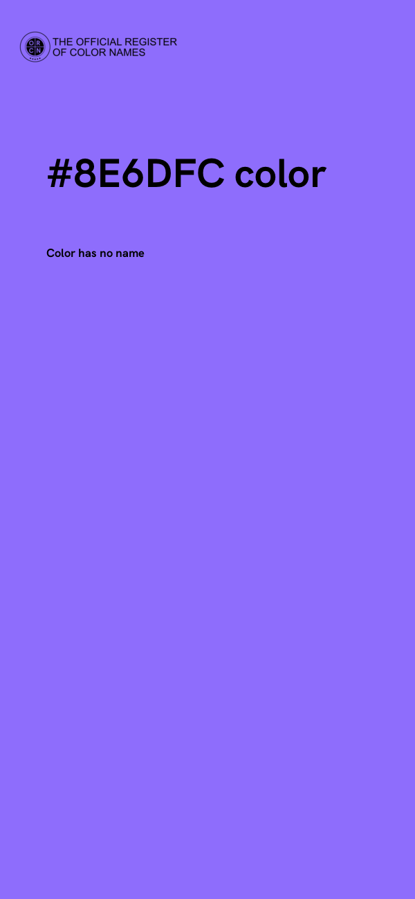 #8E6DFC color image