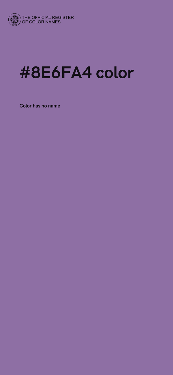 #8E6FA4 color image