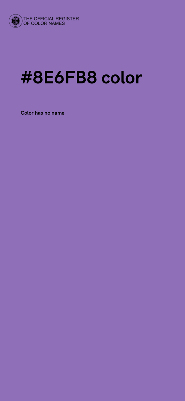 #8E6FB8 color image