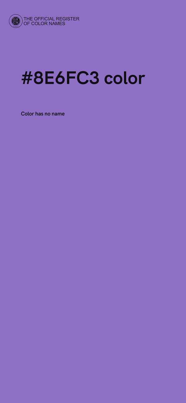#8E6FC3 color image