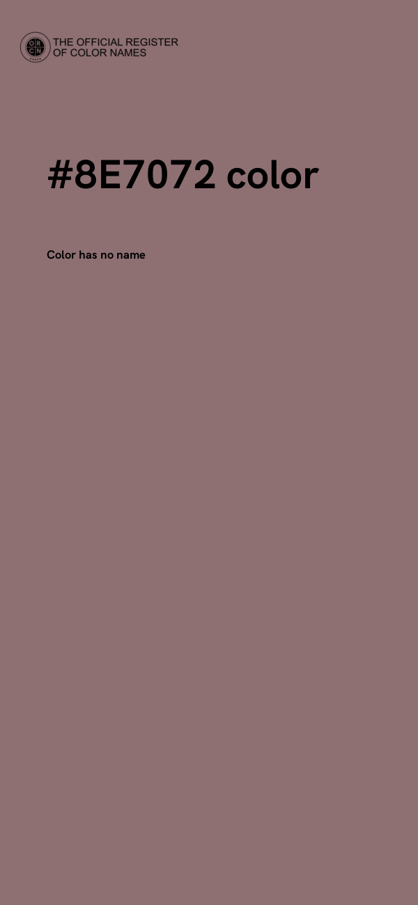 #8E7072 color image