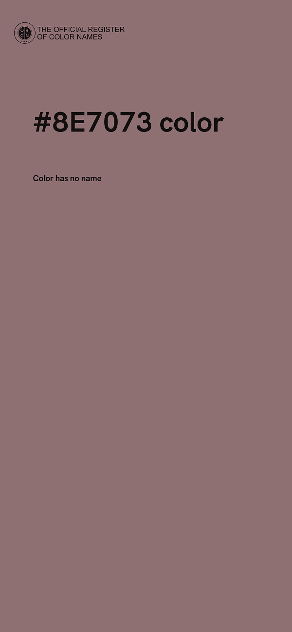 #8E7073 color image