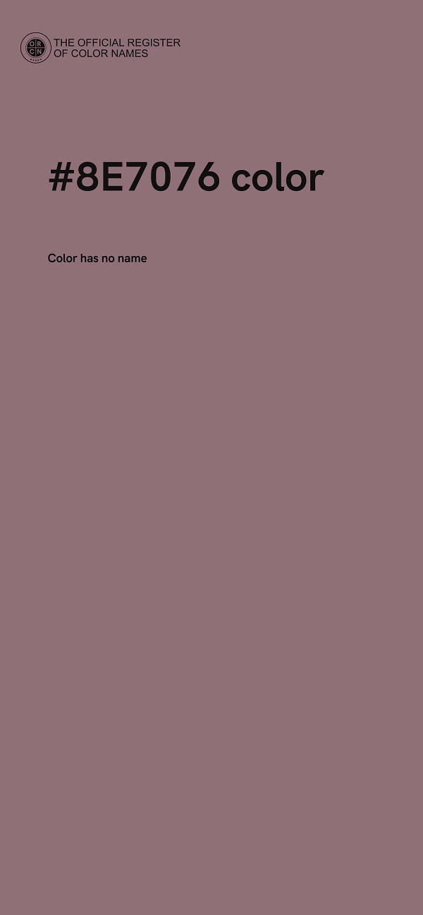 #8E7076 color image