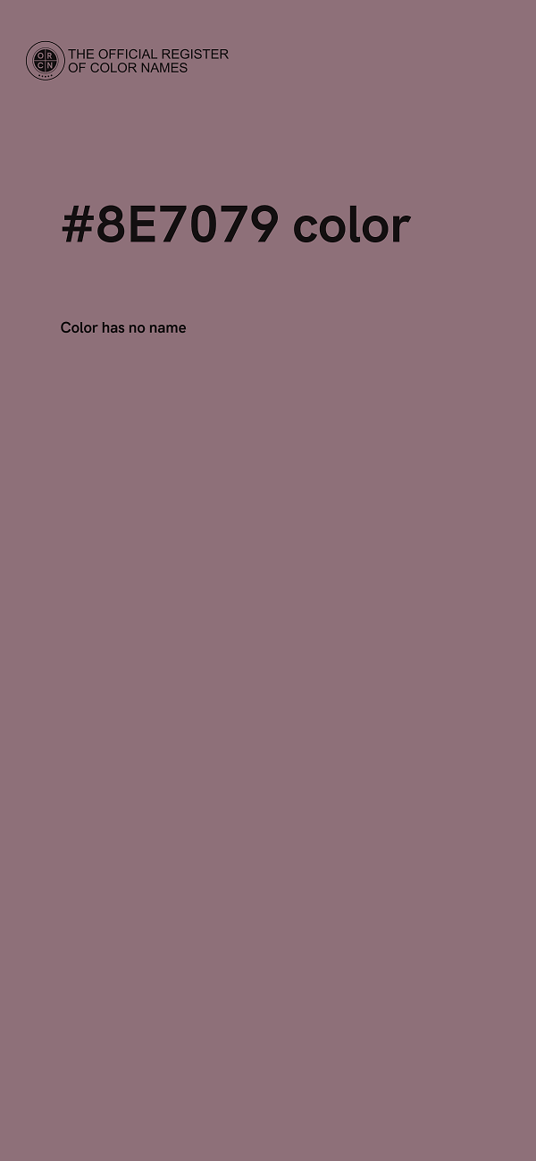 #8E7079 color image