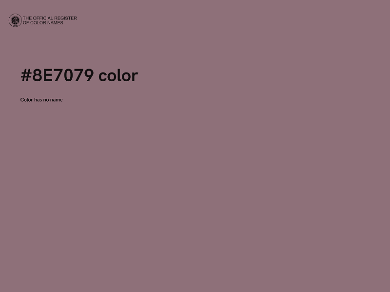 #8E7079 color image