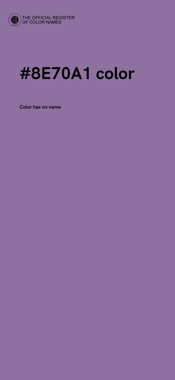 #8E70A1 color image