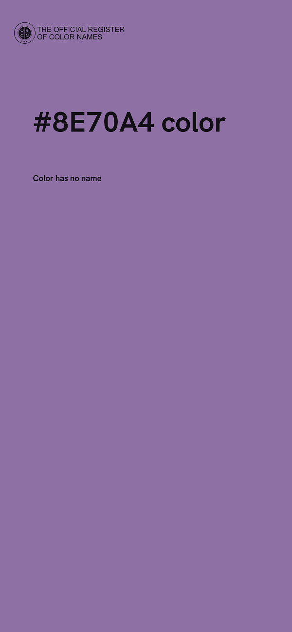 #8E70A4 color image