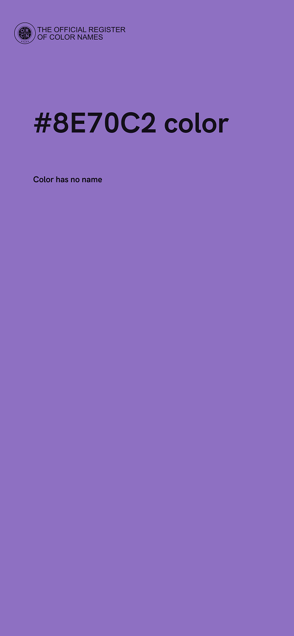 #8E70C2 color image