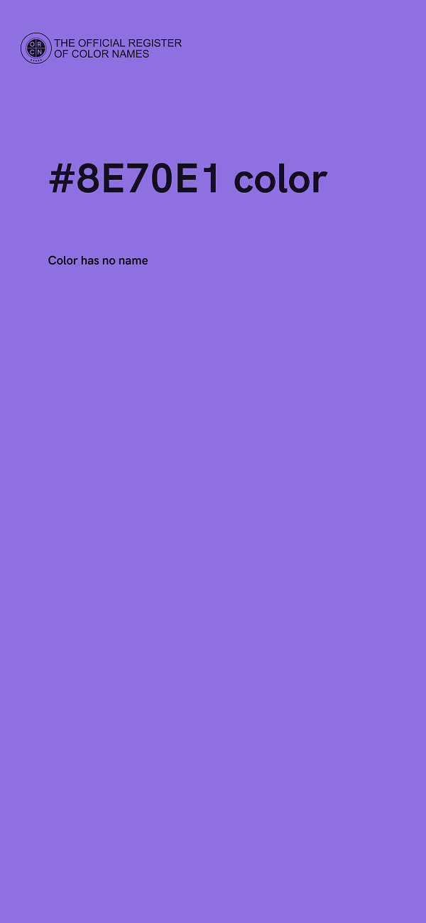 #8E70E1 color image