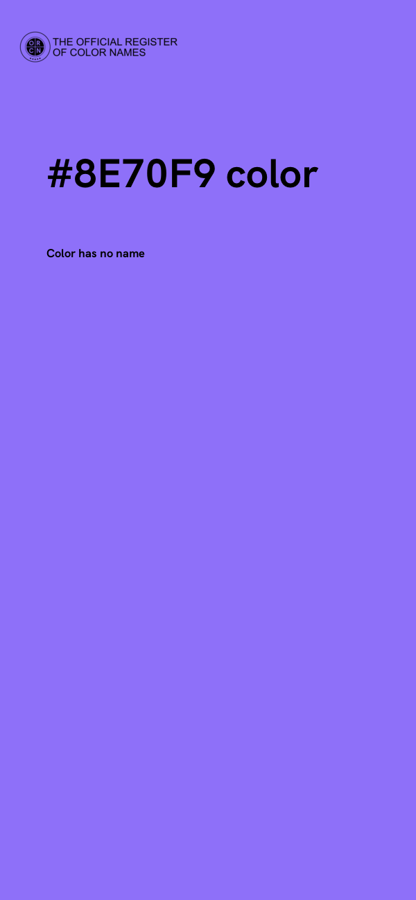 #8E70F9 color image