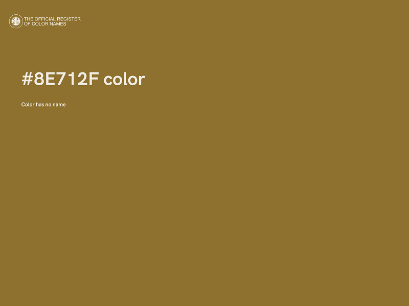 #8E712F color image