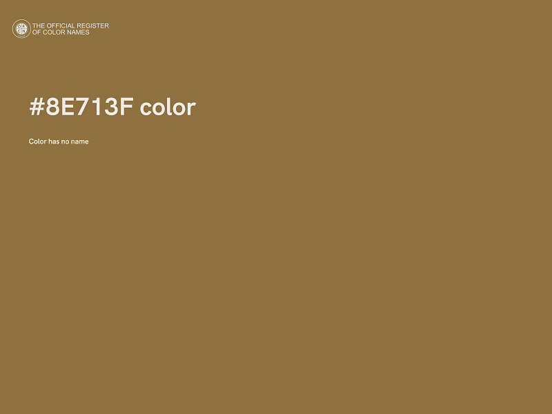 #8E713F color image