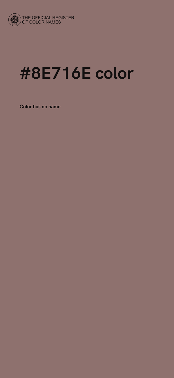#8E716E color image