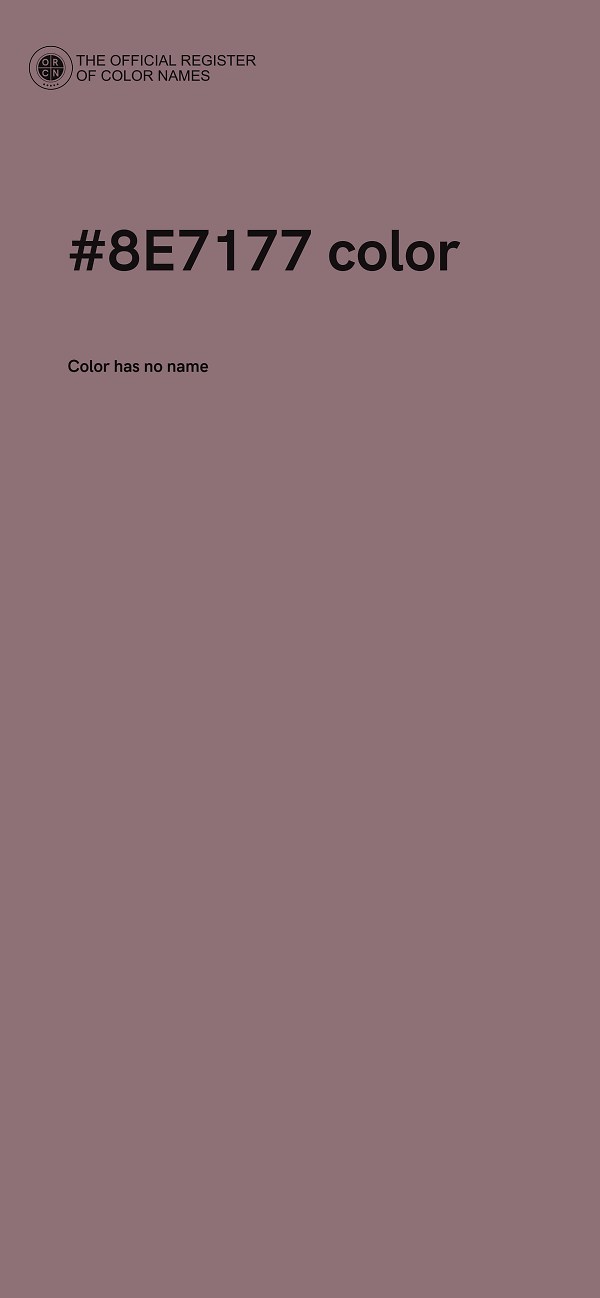 #8E7177 color image