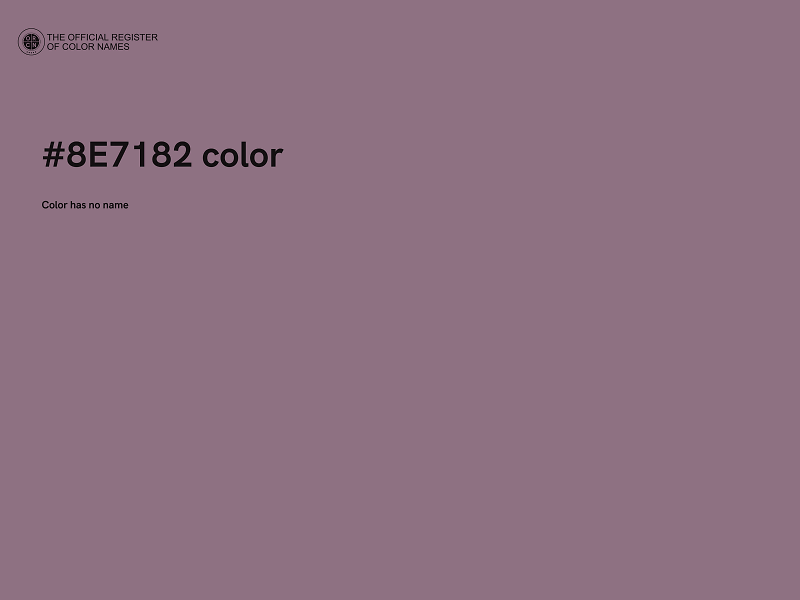 #8E7182 color image