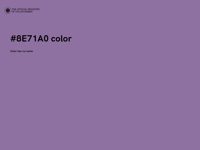 #8E71A0 color image
