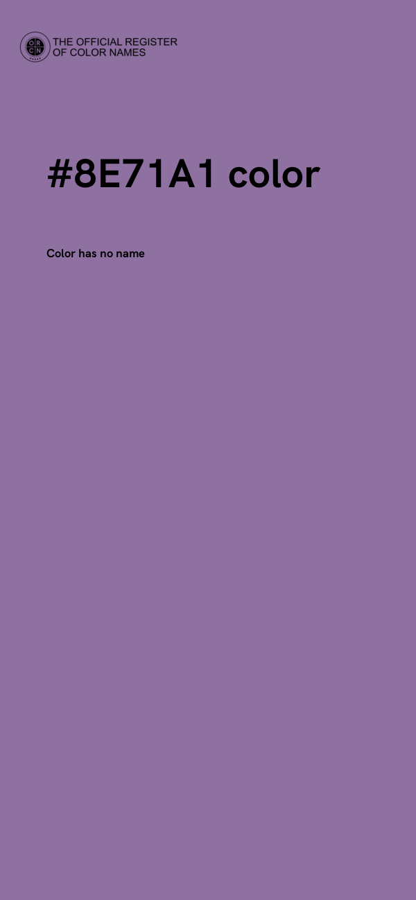 #8E71A1 color image
